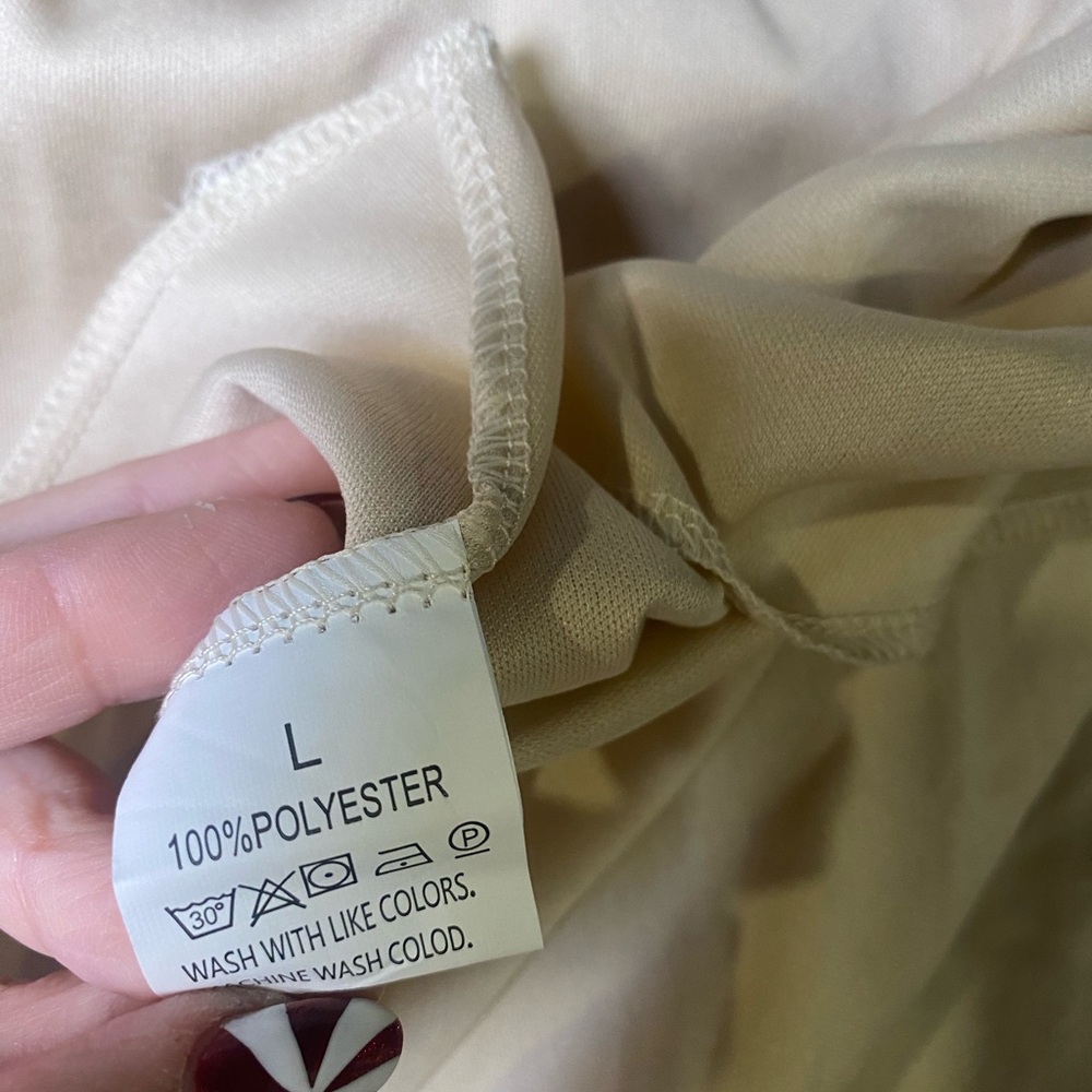 Plain‎ Ruffle Hem Tiered Layer Skirt With Elastic Waist - Picture 5 of 5